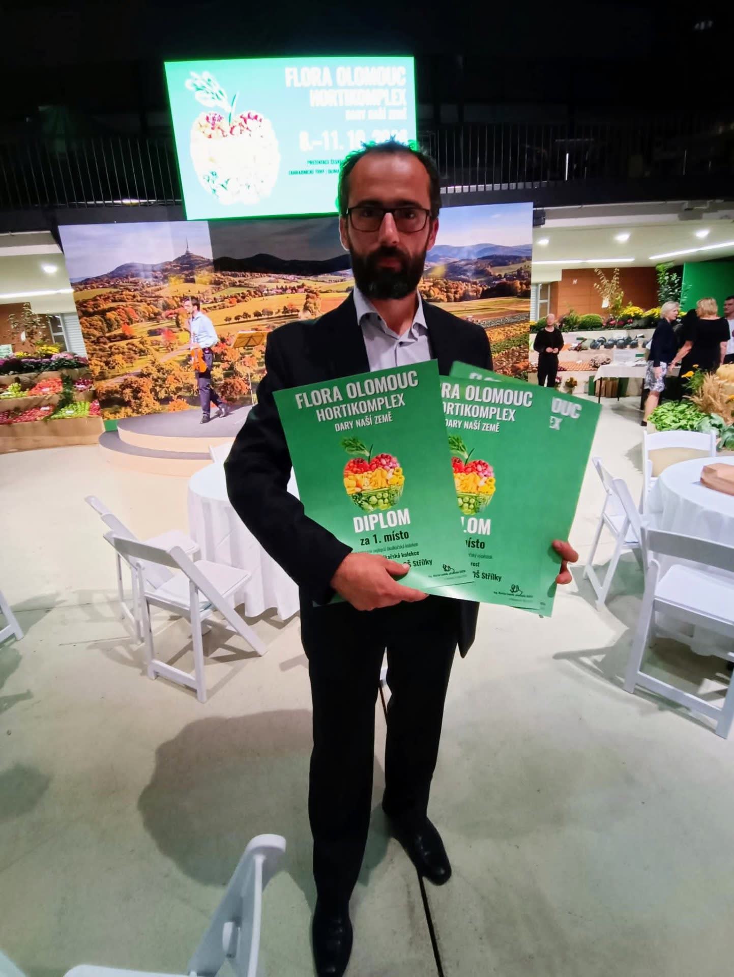 S diplomy za 1. místa na výstavě Flora Olomouc 2026